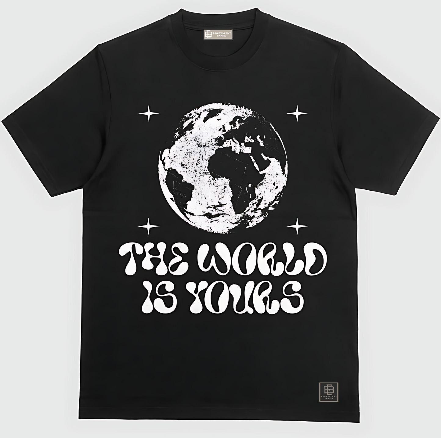 The World Is Yours Y2K Style T-Shirt by Benevolent Empire