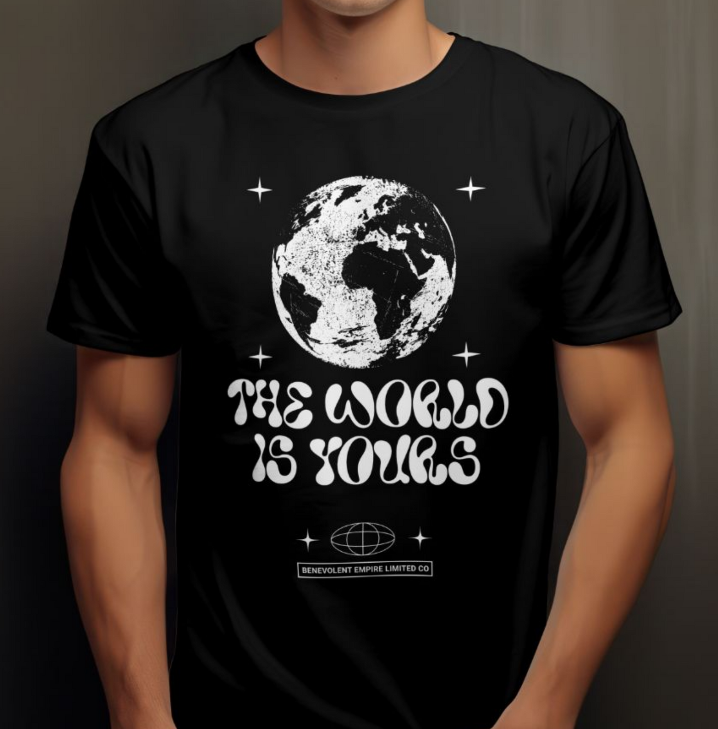 The World Is Yours Y2K Style T-Shirt by Benevolent Empire