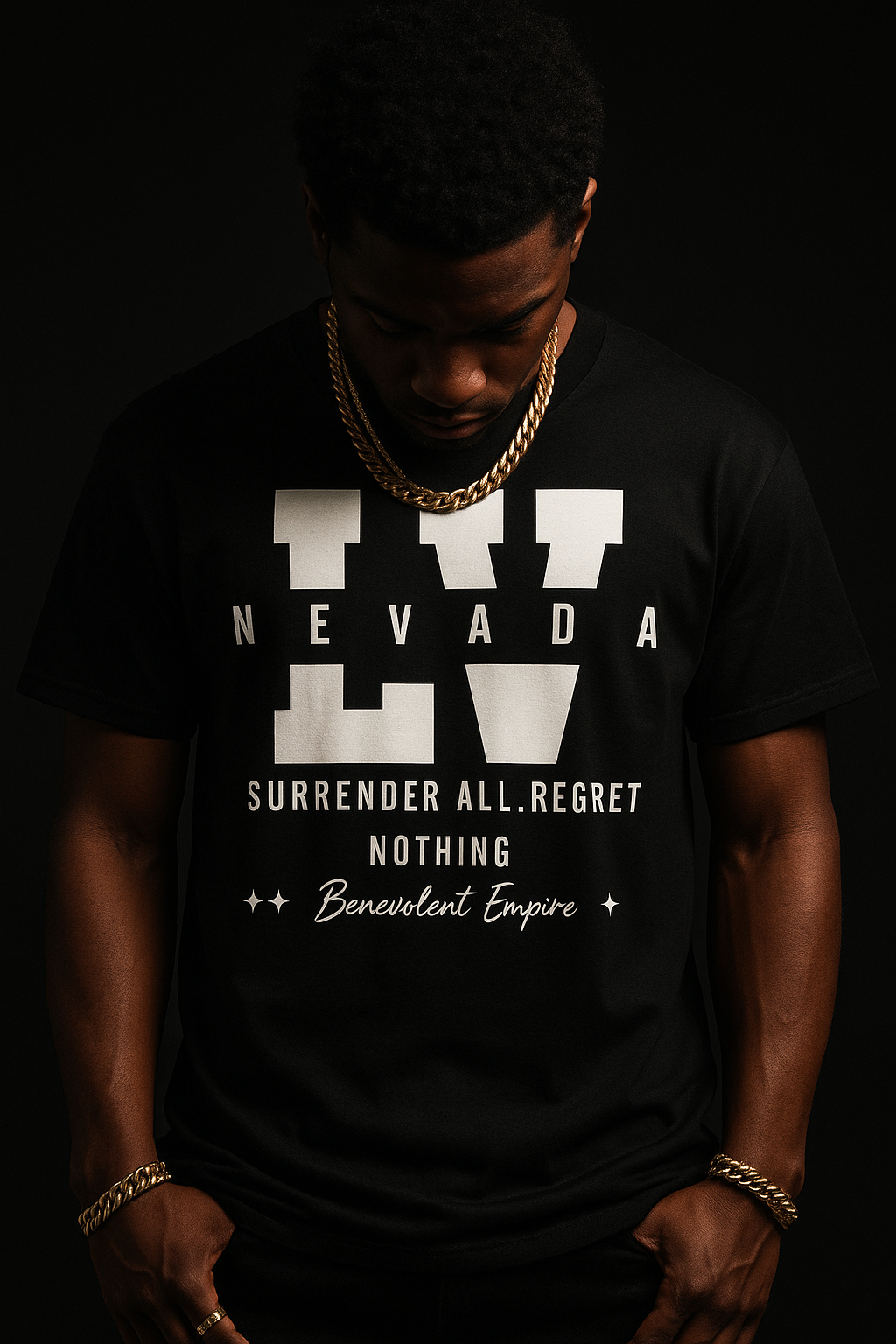 Empire Code: All In. Regret Nothing. Lightweight Tee