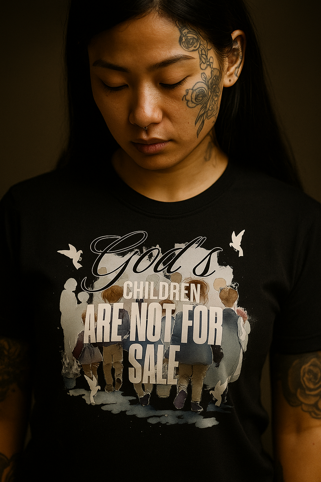 God's Children Are Not For Sale Lightweight Tee