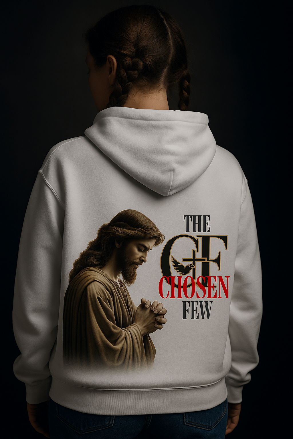 Backed by Jesus Lightweight Hoodie