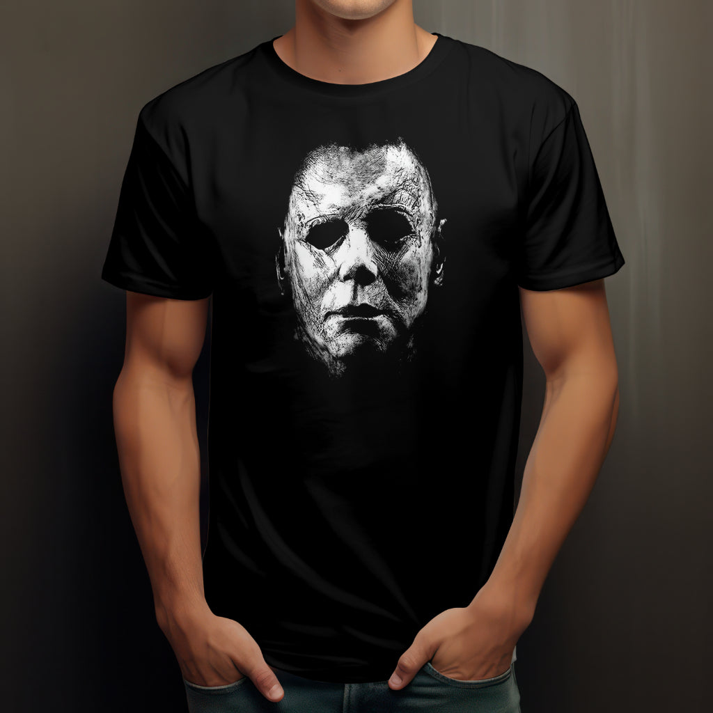 Halloween Theme Front and Back Michael Myers T-Shirt