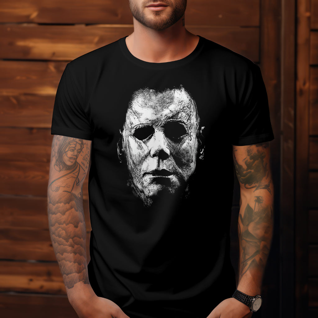 Halloween Theme Front and Back Michael Myers T-Shirt