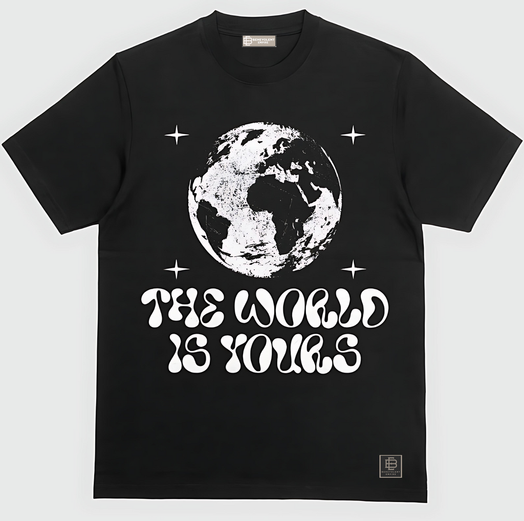 The World Is Yours Y2K Style T-Shirt by Benevolent Empire