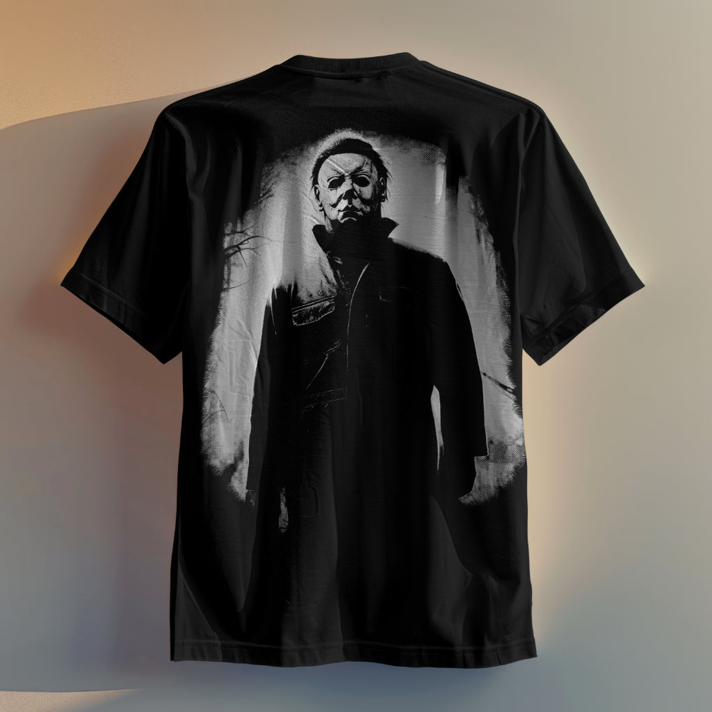 Halloween Theme Front and Back Michael Myers T-Shirt